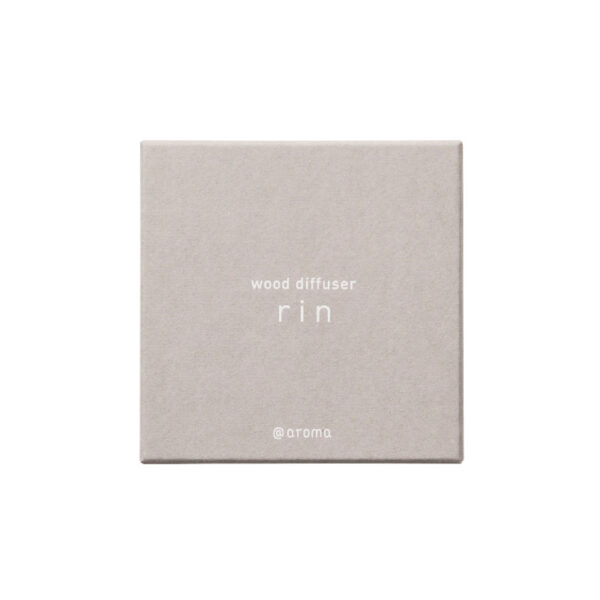 【東京の森から、手のひらサイズの癒しを】天然木のモダン・アロマディフューザー wood diffuser rin （ウッドディフューザー リン） - 画像 (4)
