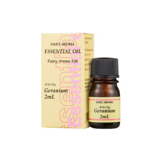 【AEAJ認定】心のバランスを整えるお守り。100%ピュア デイリーアロマ ゼラニウム (Geranium)