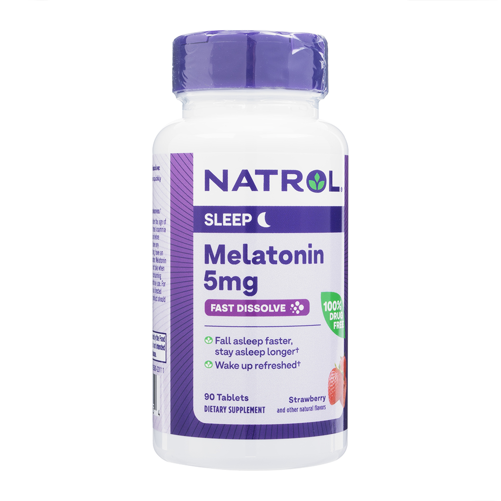 (ナトロール) メラトニンファストディゾルブ ストロベリー 5mg (Natrol Melatonin Fast Dissolve Strawberry 5mg)